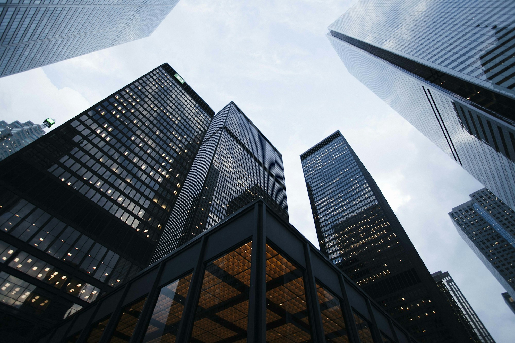 Glass towers rising toward the sky, an illustration of our long-term outlook